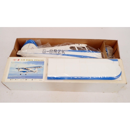 588 - A Green R/C Models JP Stinson aeroplane kit, wingspan 129.5cm - boxed, unassembled, appears complete