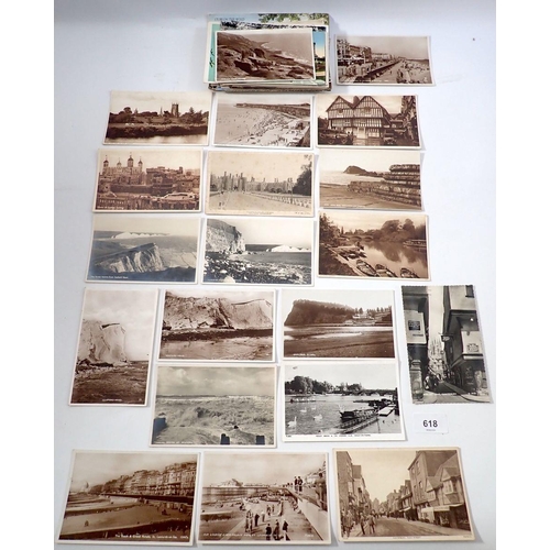 618 - A group of 83 postcards all loose GB topos, Sheldon Essex, Orkney etc.