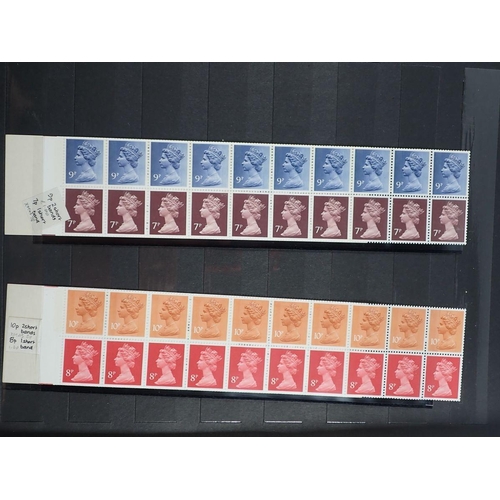 625 - GB stamps: Box of 7 part-filled albums and stock-books of mint/used QEII pre-decimal and decimal def... 