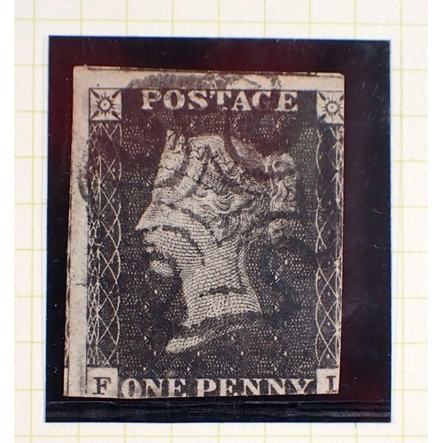 626 - GB stamps: Green ‘Simplex’ album of QV-KGVI mint and used definitives and commemoratives including 1... 