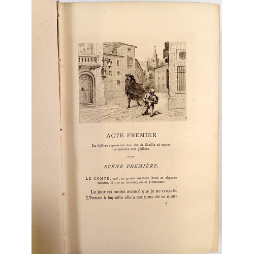 655 - Le Barbier de Seville by Beaumarchais, leather bound