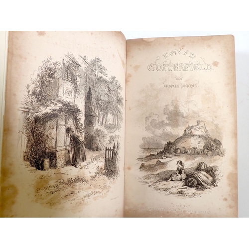 663 - David Copperfield by Charles Dickens first edition 1850 published by Bradbury & Evans, re-bound in h... 