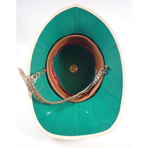 719 - A Royal Marine pith helmet