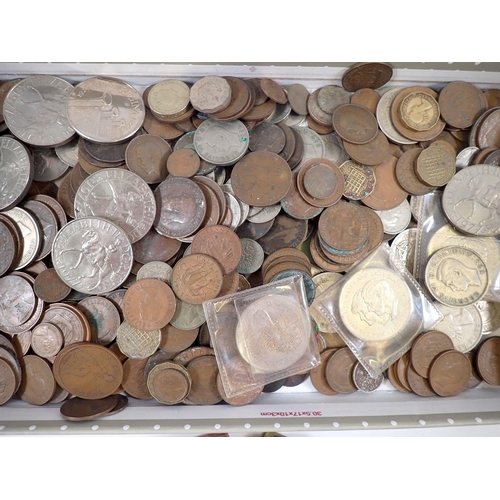 793 - A group of pre-decimal British coins including silver content pre 47, total weight 116g pre 20 14g p... 