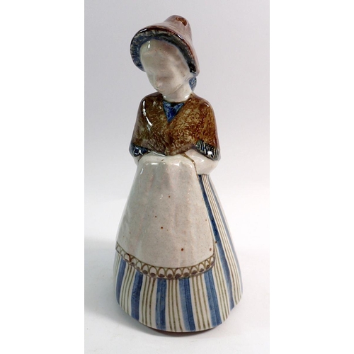 87 - A Bing and Grondahl stoneware figure of a girl No. 205/8 by Gudron Meedom, 26cm tall - good conditio... 