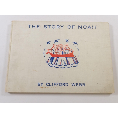 971 - The Story of Noah by Clifford Webb, First Edition 1931 plus a 1930's relief print 'Hill Copse' inscr... 