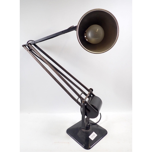 1110 - An early Hardil Horstmann black anglepoise lamp