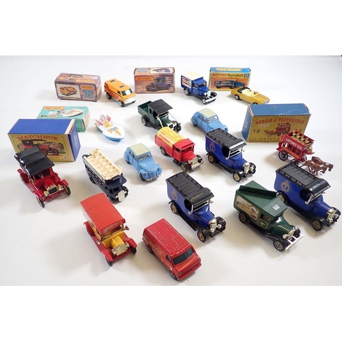 1113 - A group of die cast vehicles including boxed Matchbox superfast Rolls Royce Silver Shadow coupe, Che... 