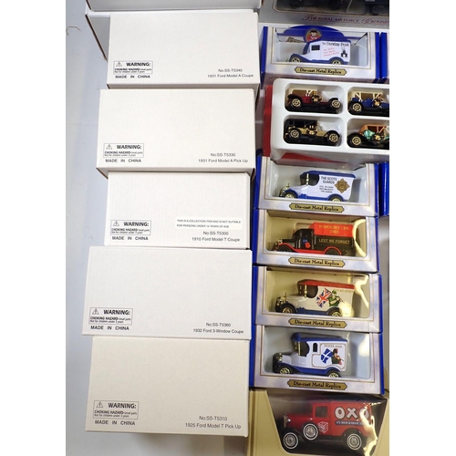 1119 - A large box of mostly boxed die cast vehicles including Oxford die-cast, Lledo, Matchbox Models of Y... 