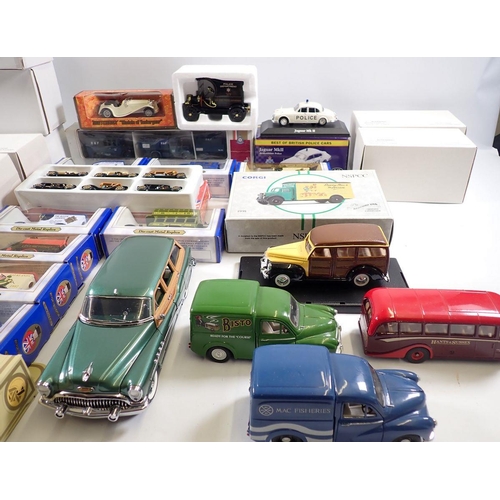 1119 - A large box of mostly boxed die cast vehicles including Oxford die-cast, Lledo, Matchbox Models of Y... 