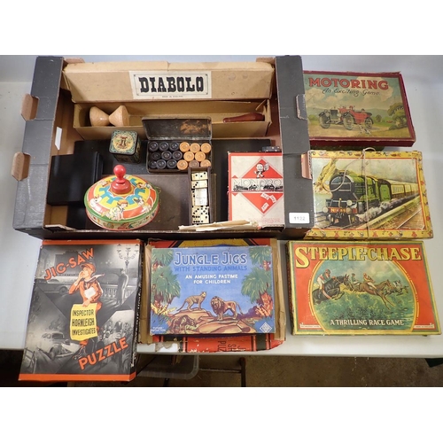 1122 - Various old puzzles and games including Ludo, Monopoly, dominoes, diablo etc.