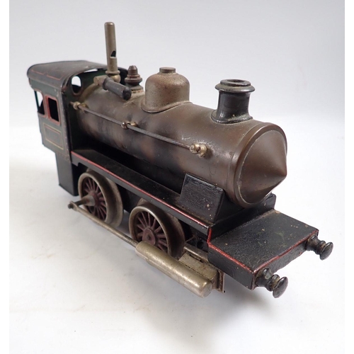 1124 - An antique 'O' gauge steam engine, 19cm