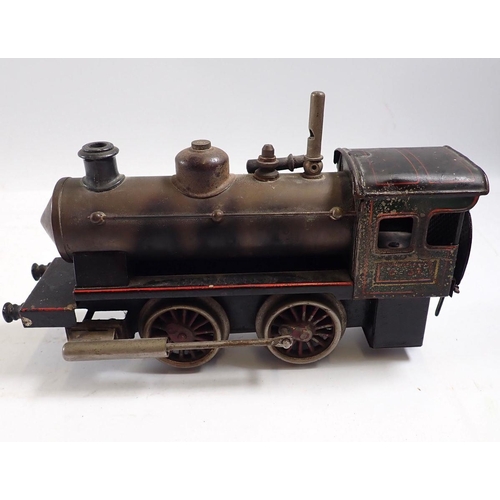 1124 - An antique 'O' gauge steam engine, 19cm