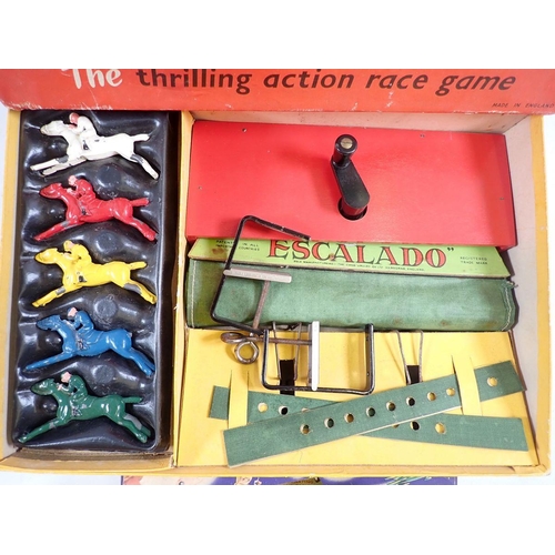 1148 - A Merit vintage Space Patrol Walkie Talkie set and an Escalado game - both boxed