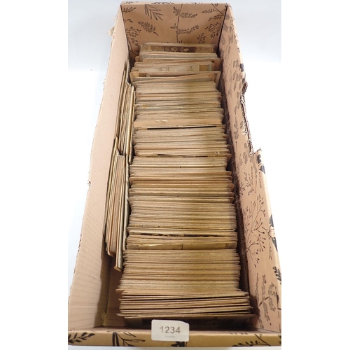 1234 - A large group of stereoscope cards including topographical, many world wide images, Goat Teams San F... 