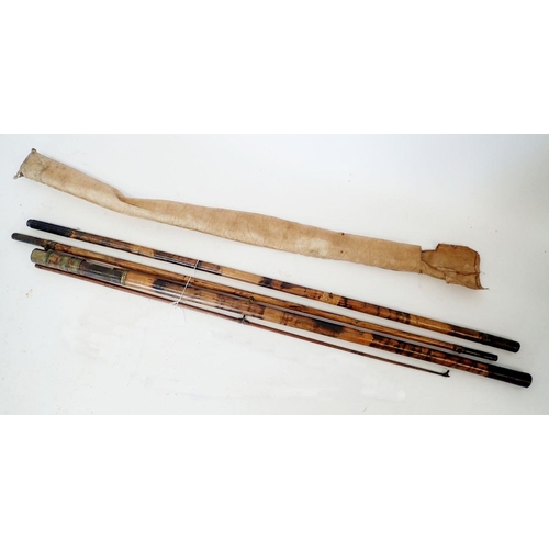 1240 - An antique bamboo fishing rod