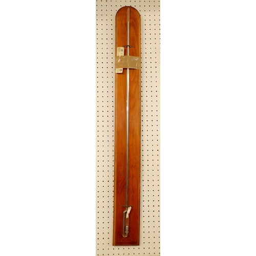 1242 - A mercury stick barometer, 90cm