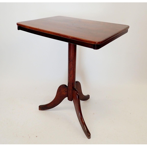 1264 - A 19th century mahogany rectangular occasional table 59 x 42.5cm