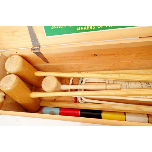 1320 - A Jaques croquet set, boxed