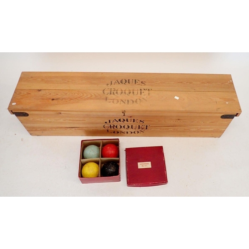 1320 - A Jaques croquet set, boxed