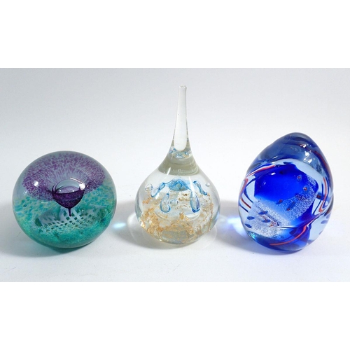 175 - Two Caithness glass paperweights and one other