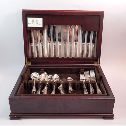 194 - An Arthur Price silver plated cutlery set, boxed