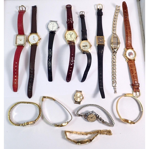 581 - A collection of ladies watches including Sekonda etc