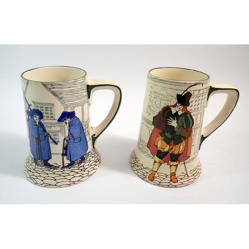 60 - Two Doulton Series Ware tankards 'The Night Watchman' and another