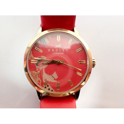 621 - A red Radley ladies watch, boxed