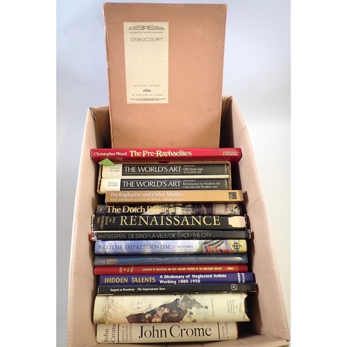 655 - A box of books on Art