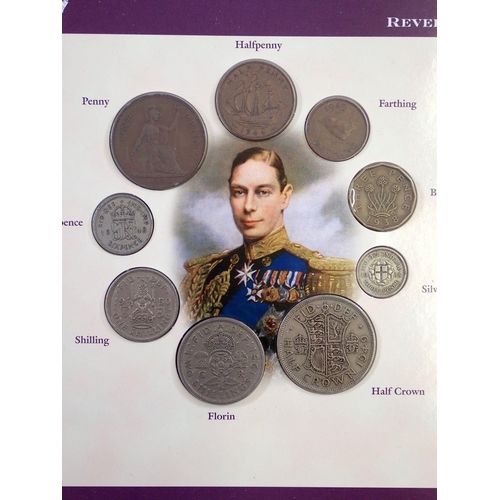 664 - A group of coin and stamp covers including The Coins of King George VI, Elizabeth II Golden Jubilee ... 