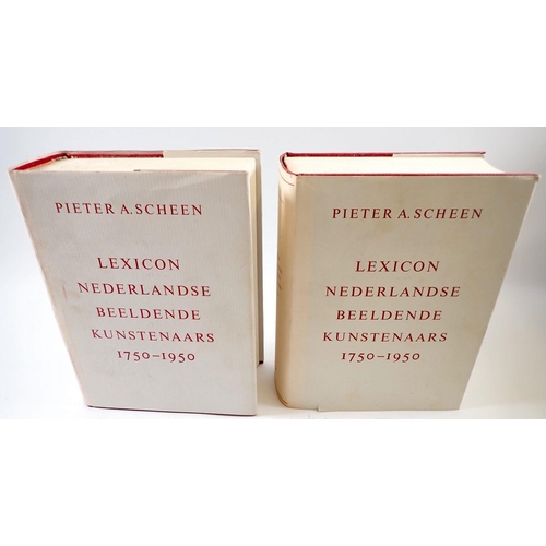 678 - Lexicon Nederlandse Beeldende Kunstenaars 1750 to 1950 by Pieter A. Scheen