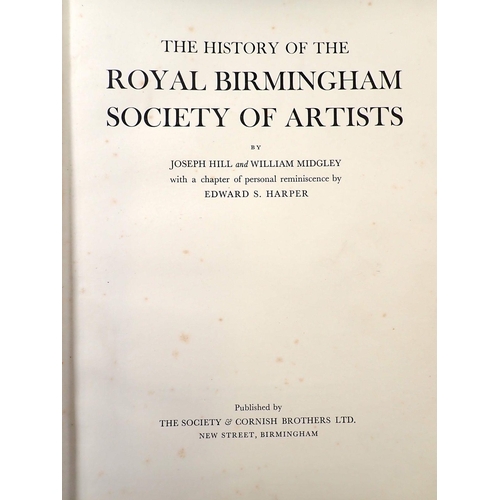 681 - Three vols of The History of the Royal Birmingham Society of Artists by Joseph Hill and William Midg... 