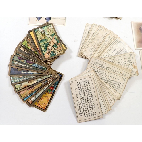 683A - A small selection of cigarette cards Chinese, Ardarth Cork, Louis Gerard, Cavanders, Godfrey Phillip... 