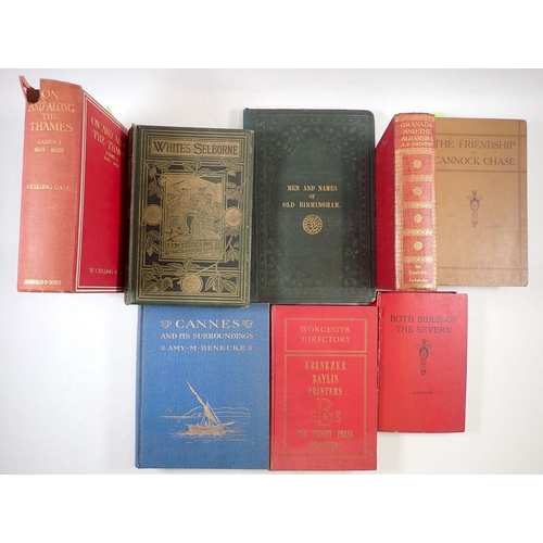 707 - A small group of various topographical books including Granada and the Alhambra