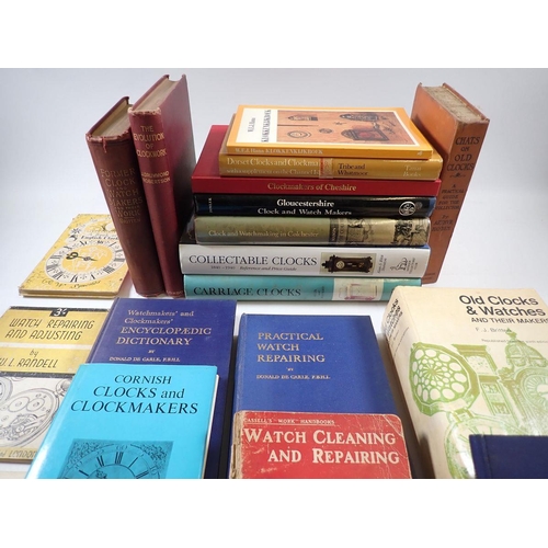 709 - A box of books on Clocks and Watches