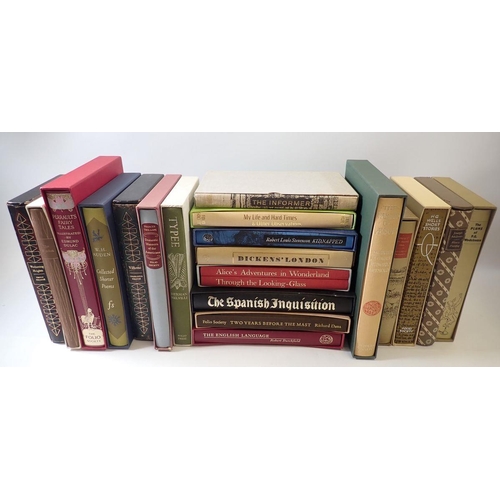 714 - A box of 19 Folio Society titles