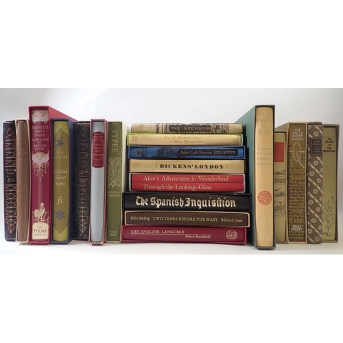 714 - A box of 19 Folio Society titles