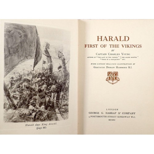 717 - Harald First of the Vikings by Captain Charles Young HB first edition 1911