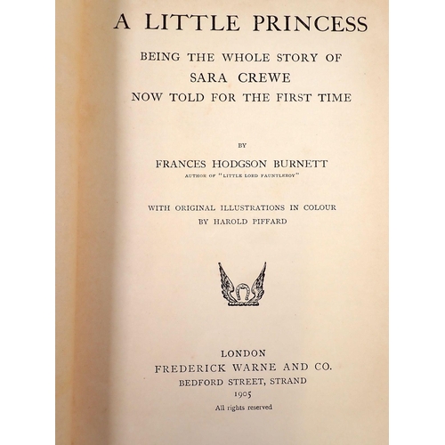 718 - A Little Princess: Being the whole story of Sara Crewe, by Frances Burnett, published by Frederick W... 