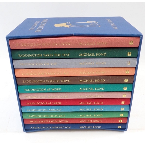 733 - The Complete Paddington - Paddington Bear by Michael Bond, 12 titles in slip case, The Folio Society