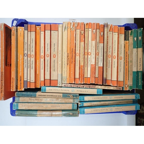 754 - A box of vintage Penguin books