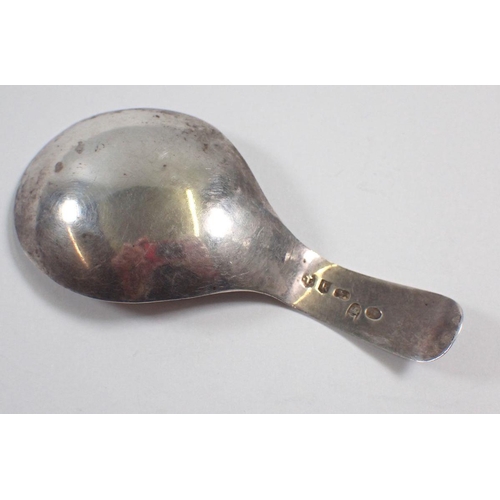 273A - A plain silver caddy spoon, Birmingham 1808 by Samuel Pemberton