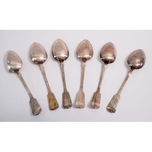 360 - A set of six Maltese silver tablespoons by Alfredo Vassallo Cremona, 476g