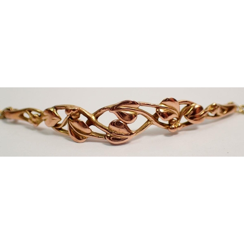 550 - A Clogau Tree of Life 9 carat gold bracelet - boxed, 4.2g