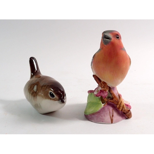 69 - A Royal Worcester Chaffinch and a USSR Wren