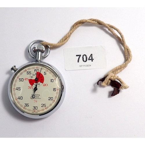 704 - A Presta Super Shockabsorber Swiss made stopwatch in working order