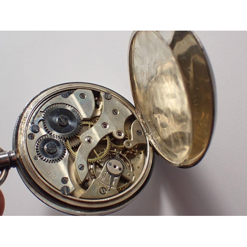 709 - Two silver pocket watches both with Arabic dials