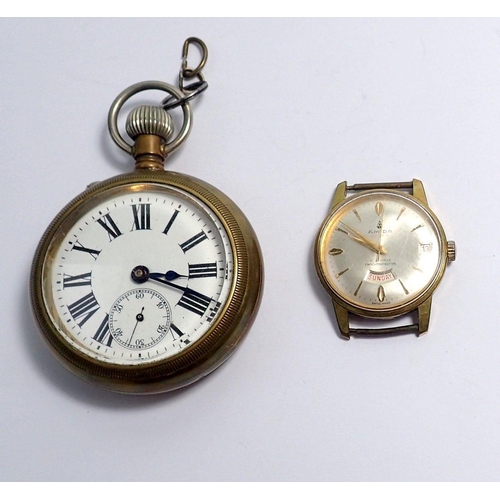 729 - An Amida gentleman's watch and a pocket watch