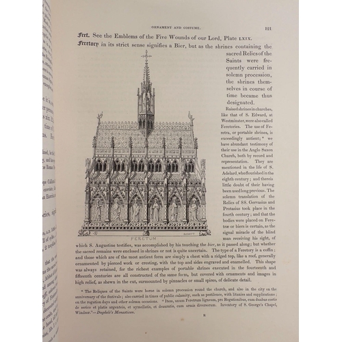 750 - Glossary of Ecclesiastical Ornament and Costume by A Welby Pugin 1844